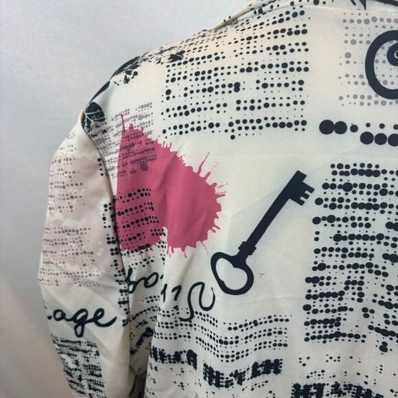 Brand‎ new with Tags Lily Firmiana Open Front Skeleton Key Cardigan XL - Picture 10 of 10